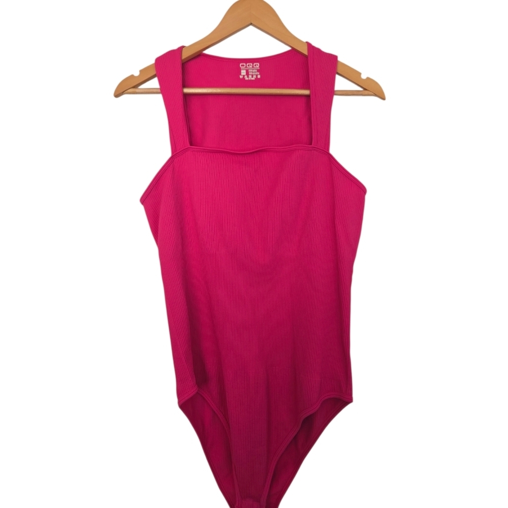 OQQ Pink One Piece Bodysuit Size XXL
